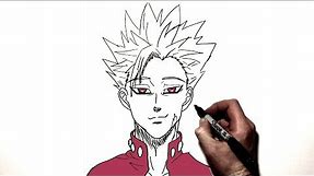How to Draw Ban | Step By Step | Seven Deadly Sins