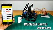 How to make a Bluetooth controlled Robot Arm with Arduino #SriTu_Hobby #bluetooth #robotics