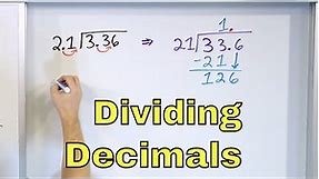Learn to Divide Decimals (Long Division with Decimals) - [19]