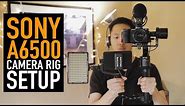 Sony a6500 Gimbal Camera Rig Setup