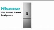 Hisense 264L Bottom Freezer Refrigerator HISREF35DCB-RD