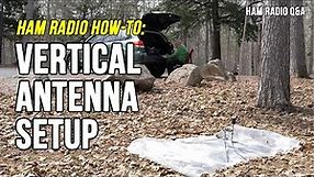 Vertical antenna step by step - You'll be surprised how easy it is #hamradioqa