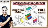 Orthographic Projection_An Introduction_Engineering Drawing_Engineering Graphics_English