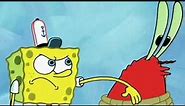 spongebob slapping mr. krabs for 1 hour