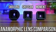 iPhone Anamorphic Lens Comparison | Shiftcam Moment Smallrig