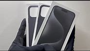 Unboxing iPhone 15 Pro Max Black Titanium & Camera Test 4K