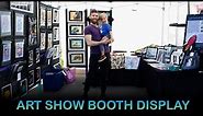 Affordable and Unique Art Panel Displays - My Art Booth Set Up