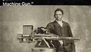 Eugene Burkins (1877-1929), patented the Burkins Automatic Machine Gun in 1900.