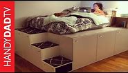 IKEA Hack Platform Bed DIY