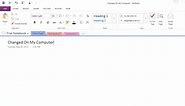 Can I QUICKLY open OneNote shortcuts in the Windows 10 OneNote? Not online.
