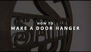How to Create a Decorative Door Hanger with Your Glowforge (Tutorial)