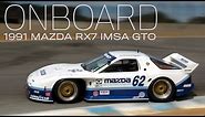 Onboard 1991 Mazda RX7 IMSA GTO four-rotor at Rolex Monterey Motorsports Reunion | Road & Track