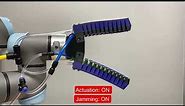 A 3D Printed Soft Robotic Gripper with a Variable Stiffness Enabled by Layer Jamming Technology