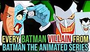 35 (Every) Batman Villain From Batman The Animated Series - Explored - The Greatest Batman Cartoon!