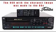 THIS VCR HAS THE BEST PICTURE QUALITY | CRYSTAL CLEAR PLAYBACK ON STANDARD VHS | TOSHIBA SV-950