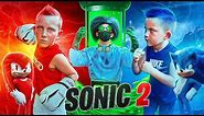 Sonic 2 The Movie In Real Life! Sonic And Knuckles Team Up!