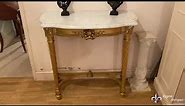 Antique French Napoleon III Giltwood Console Pier Table