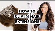 How to Clip In Hair Extensions