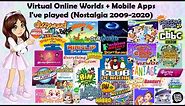 2000's Nostalgia - Virtual Online Worlds, Flash Game Websites + Apps I've Played