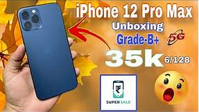 iPhone 12 Pro Max Unboxing in 2024 | Refurbished iphone - Cashify supersale 😍