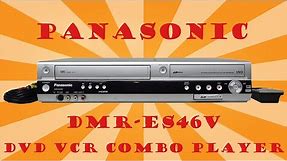 HOW TO RECORD VHS TO DVD WITH PANASONIC DVD VCR COMBO RECORDER DMR-ES46V WITH HDMI OUTPUT