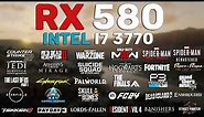 RX 580 - i7 3770 Test in 30 in 2024
