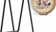 TR-LIFE 10 Inch Large Plate Stands for Display - Metal Plate Holder Display Stand + Picture Frame Holder Stand + Small Easels for Decorative Platter, Book, Plaques, Photo, Tabletop Art (2 Pack)