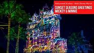 Sunset Seasons Greetings | Mickey & Minnie - Hollywood Studios