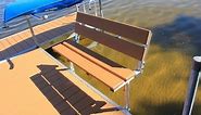 Dock Bench that snaps on