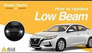 Replace | Change 2016~2023 Nissan Sentra Headlights bulb | Low Beam