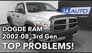 Top 5 Problems Dodge Ram Truck 3rd Generation 2002-08