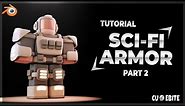 Roblox Sci-Fi Armor Tutorial in Blender | Part 2