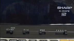 testing Sharp EL-2630PIII 12 Digit Desktop Electronic Printer Calculator #savebythrift.com