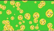 Angry Face Emoji / Smileys Animation | Green Screen | HD | ROYALTY FREE