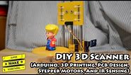 DIY 3D Scanner (Arduino, 3D Printing, PCB Design, Stepper Motors, IR Sensing) - Super Make Something