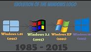 Evolution of Microsoft Windows Logo (1985 - 2015)