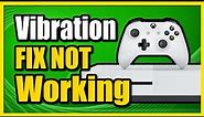 How to Fix Vibrations Not Working on Xbox One Controller (Fast Tutorial)