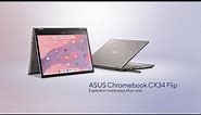 ASUS Chromebook CX34 Flip (CX3401) #Intel | 2023