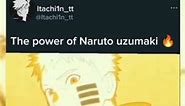 The power of Naruto uzumaki💀 #naruto #itachi #facebookreel #facebookvideo #goku #gojosatoru #vairalvideo #sololeveling #animevideo #ichigo | your≠ FAULT