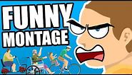 FUNNY HAPPY WHEELS MONTAGE (TRY NOT TO LAUGH)