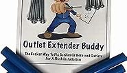 Outlet Extender by Outlet Extender Buddy – Electrical Box Extender Kit – Easily Fix Recessed Electrical Outlets