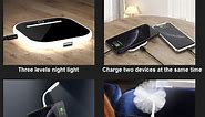 Wireless Charger+ Night Light+ Cell Phone Stand+ USB Output