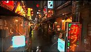 4K・ Tokyo rainy night walk around Akabane