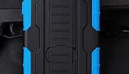 Cocomii Robot Belt Clip Holster iPad Mini 3/2/1 Case, Slim Thin Matte Vertical & Horizontal Kickstand Reinforced Drop Protection Fashion Bumper Cover Compatible with Apple iPad Mini 3/2/1 (Blue)