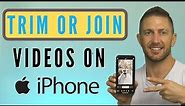 How to Trim/Cut/Split/Remove/Join Videos on iPhone 12, 11, X, iPad | Basic Video Editing