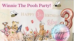 Winnie the Pooh Themed Birthday Party | Piglet Themed Party | Birthday Theme Ideas | Birthday Prep