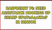 Raspberry Pi: Need assistance hooking up Sharp GP2Y0A41SK0F IR sensor