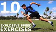 10 Explosive Speed Exercises | No Equipment/Bodyweight Training You Can Do Anywhere