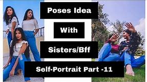 Poses idea with sisters , Bff and friends | poses for girls | Mobile Photography |