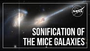 Sonification of the Mice Galaxies